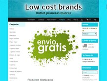 Tablet Screenshot of lowcostbrands.com